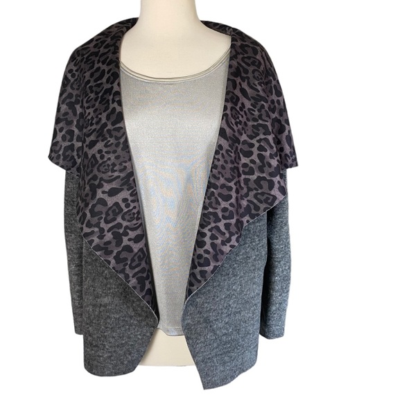 PAPILLON Animal Print Blazer Jacket Size Small - Picture 3 of 12